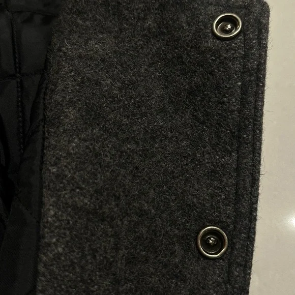 Italia Men's Black and Gray Bomber Jacket. MONDETTA - Picture 14 of 15